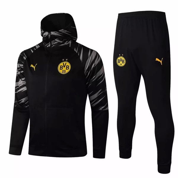 Chaqueta Con Capucha Borussia Dortmund 2021-22 Negro